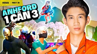 Anh Ford Solo Chấp Cả Team HEAVY | Solo Tử Chiến 1 Cân 3 | HEAVY Free Fire