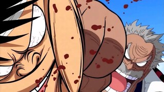 Những lần Luffy được sự chỉ dạy tận tình của ông nội Garp