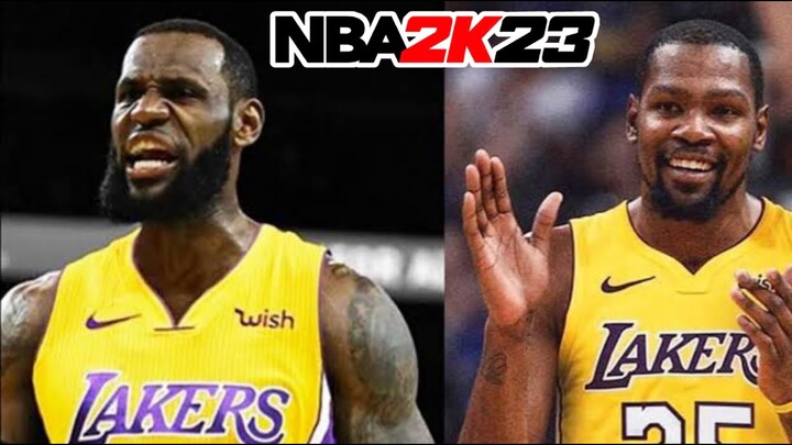 Durant Joins the Los Angeles Lakers I NBA2k23 I NBA Pre Season Game I Warriors vs Lakers