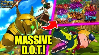 THE SECRET WEAPON FOR KING'S TEAM!! MASSIVE HAWK & OSLO BUFF!! | Seven Deadly Sins: Grand Cross