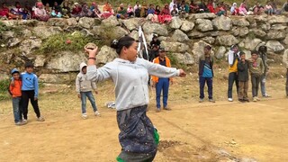 Shotput Competition | Women's Shotput Competition in Dashain Bishes Mela 2081 Hija |