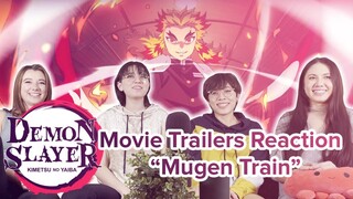 Demon Slayer - Reaction - Movie Trailers - Mugen Train