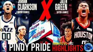 PINOY PRIDE SHOWTIME!!! JALEN GREEN VS. JORDAN CLARKSON!!! ROCKETS VS. JAZZ