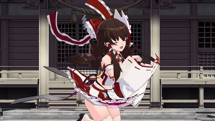 [MMD] Reimu Reimu diberi hadiah sendiri setelah menerima 100.000 yen [penggantian]