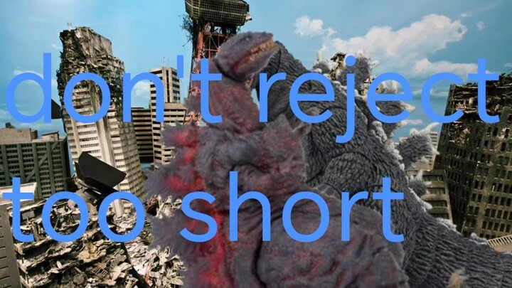 The shortest godzilla fight video