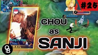 CHOU X SANJI - MLBB Skin MOD