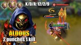 Solo rank ALDOUS - 2 punches 1 kill | Mythic rank gameplay [K2 Zoro]