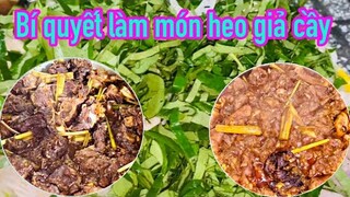 Bi quyết làm món | Heo rừng giả cầy và thỏ xào lăng - Trần Huy vlogs