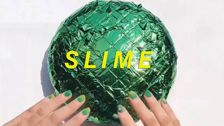 [DIY][ASMR]Membuka kotak slime baru dengan tinfoil