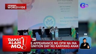 Pinay OFW, sinorpresa ang kanyang anak sa recognition day nito | Dapat Alam Mo!