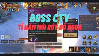 Ti tỉ năm đánh boss ctv mới chịu cho đồ ngon | hahy gaming