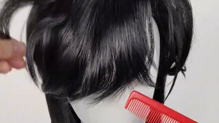 Manmei Detective Conan Mao Lilan cosplay wig styling tutorial