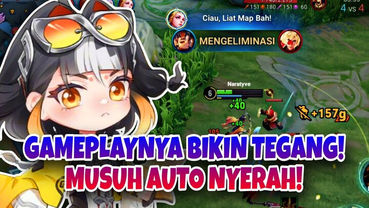 CHICHA BIKIN TEGANG! MUSUH AUTO NYERAH! - Honor Of Kings Moments