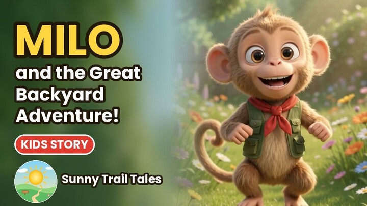 Milo and the Great Backyard Adventure | Bedtime Story for Kids