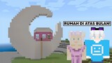 Aku & @AKUDAP Membuat Rumah Diatas Bulan! KEREN BANGET! - Minecraft Survival Indonesia (24)