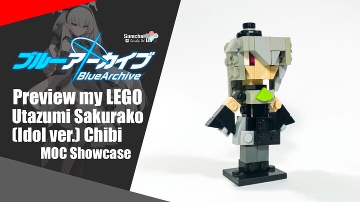 Preview my LEGO Blue Archive Utazumi Sakurako (Idol ver.) Chibi | Somchai Ud