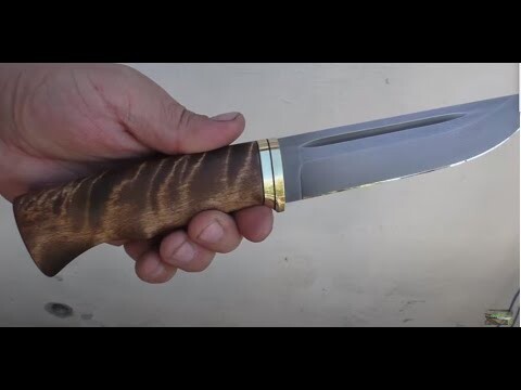How to making a large knife from a small spring