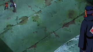 团藏被带土堵住去路 自己的手下被带土击败