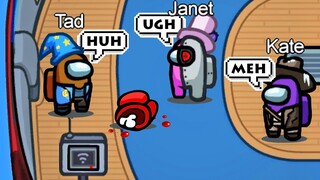 1-Word Interjection Challenge on Among Us! (Airship Map)