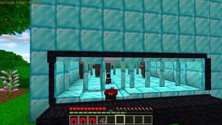 HEBI THỬ THÁCH 24 GIỜ TRỐN KHỎI NHÀ TÙ KIM CƯƠNG TRONG MINECRAFT_HEBI GIẢI CỨU C