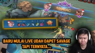 LANCELOT JEJE BARU MULAI LIVE LANGSUNG GG DAPET SAVAGE, TAPI TERNYATA.... - Mobile Legends