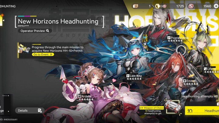 Lifeng Gacha Arknights Endfield