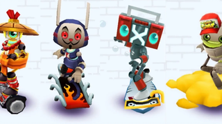 สถานีรถไฟใต้ดิน Subway Surfers Space Station Monkbot Frankette Spacebot & Tagbot