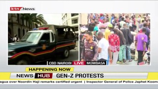 Chaotic scenes at the Nairobi and Mombasa Gen-Z protest