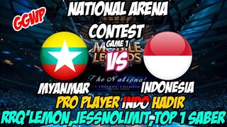 Pro Player Hadir:RRQ'Lemon,JessNoLimit,TOP 1 Saber(dave) TAPI KOK? | NATIONAL ARENA CONTEST 05122017