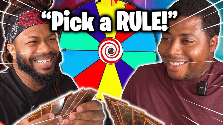 Yu-Gi-Oh But We Spin the WHEEL for New Rule Every Turn!