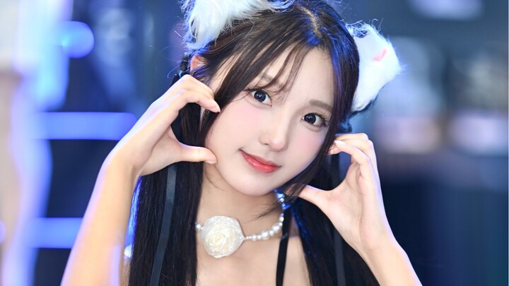 An extroverted girl bravely explores BW.