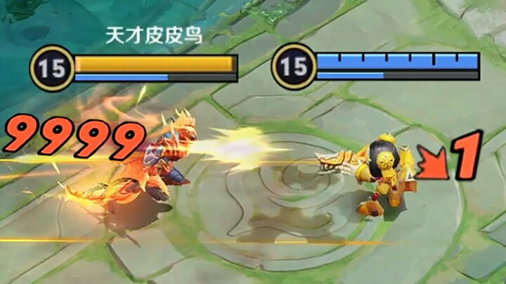 A joke from the King: A critical hit only yields one drop of health? Mom no longer has to worry abou