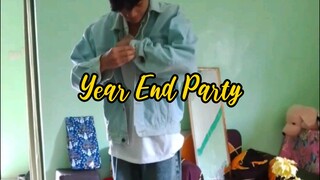 First Vlogg #1 Year End Party🥳🎉 Outfit Napaka Angas 🔥🔥