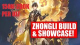 C0 ZHONGLI BUILD! Artifacts,Weapons and Showcases | Genshin Impact 2.4 ZhongLi Rerun Banner 2022