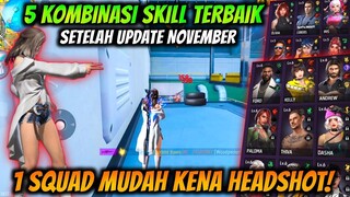 5 KOMBINASI SKILL KARAKTER FREE FIRE TERBAIK BUAT SETELAH UPDATE NOVEMBER - FREE FIRE INDONESIA