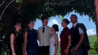 外国小伙娶了中国凉山的姑娘，小伙爸爸用苏格兰风笛送亲