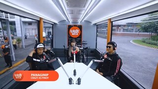 Crazy as Pinoy performs “Panaginip_ LIVE on Wish 107.5 Bus