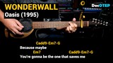 Wonderwall - Oasis (1995) Easy Guitar Chords Tutorial with Lyrics Part 3 SHORTS REELS