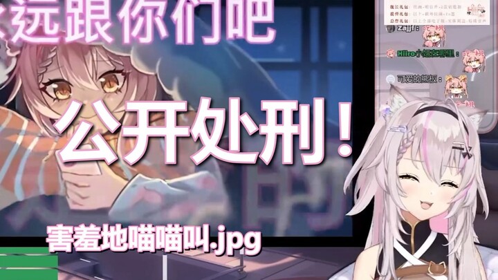 【Hiiro】Public execution! The cat watched the video I made live and meowed shyly?