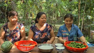 Bật Mí Về Món Dưa Leo Chuột Ngâm Chua Ăn Kèm Cá Rô Đồng Kho Tộ | TKQ & Family T1074