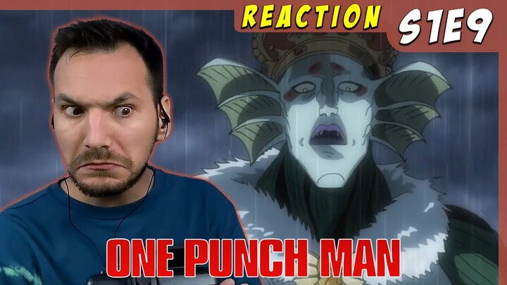 One Punch Man Reaction | FIRST TIME WATCHING ANIME! | Unyielding Justice | 1x9