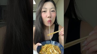 RICE PAPER ramen tteokbokki || easy RAMEN HACKS || korean food recipes #shorts