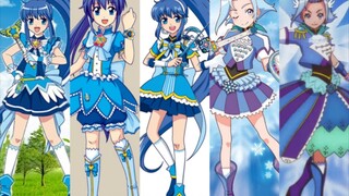 【巴啦啦小魔仙】动画版凌美琪与蓝慧变身对比