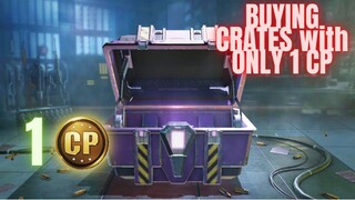 BUYING CRATES with ONLY 1 CP in Call of Duty Mobile