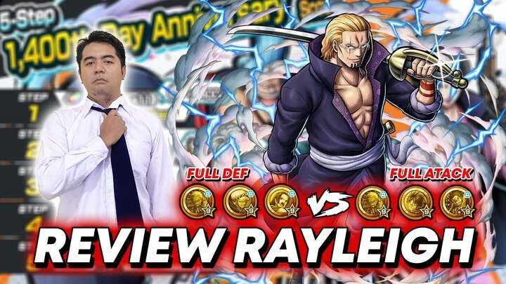 Awal Season Review Prime Rayleigh Full HP Def Vs Full Attack 🔥🔥 - One Piece Bounty Rush