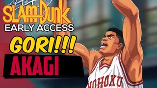 PLAYING AKAGI - RANKED MATCH - SLAM DUNK MOBILE GAME | EARLY ACCESS (GLOBAL)