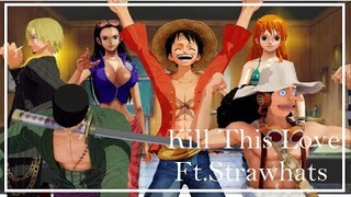 【MMD】Kill This Love ft. Strawhats One Piece (Motion DL)