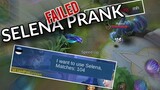 SELENA PRANK FAILED | WINNING A GAME WITHOUT A TANK!