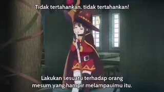 Lihat ekspresi Megumin kayak yang ngebayangin apa gitu😂