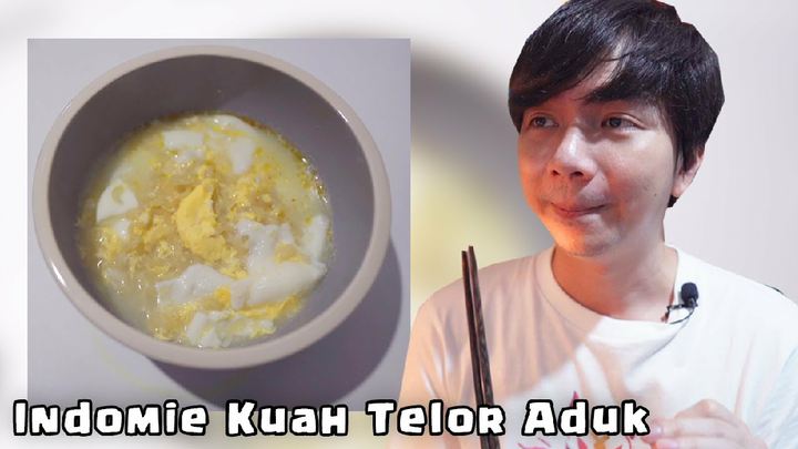 Indomie kuah telor kocok / aduk Ala Miawaug